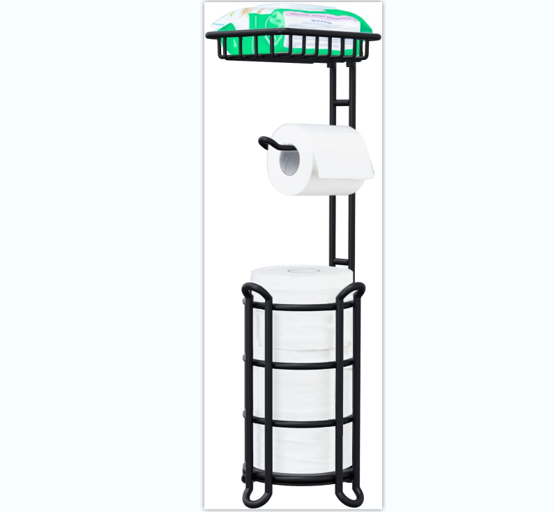 XX20041  Toilet Paper Holder Stand Tissue Paper Roll Dispenser