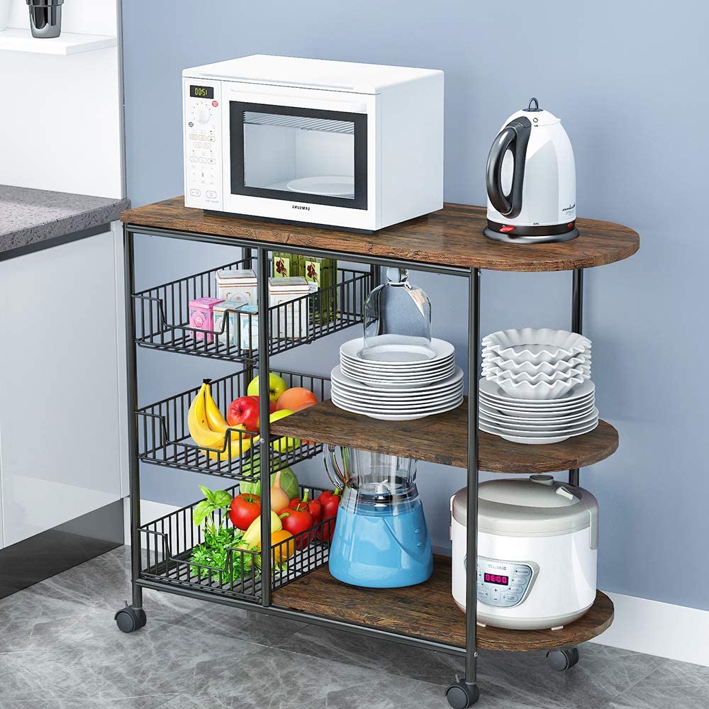 XX10013  3-Tier Kitchen Cart Trolley
