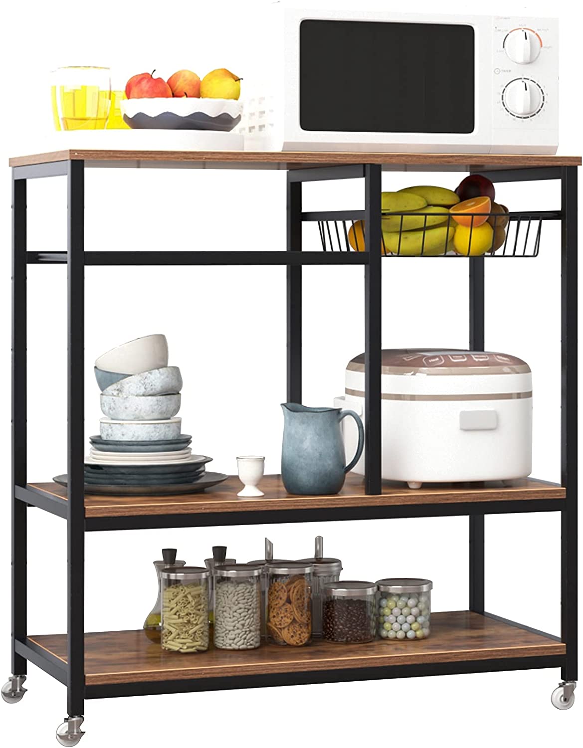 XX10019   Cart Utility Storage Shelf Microwave Oven Stand