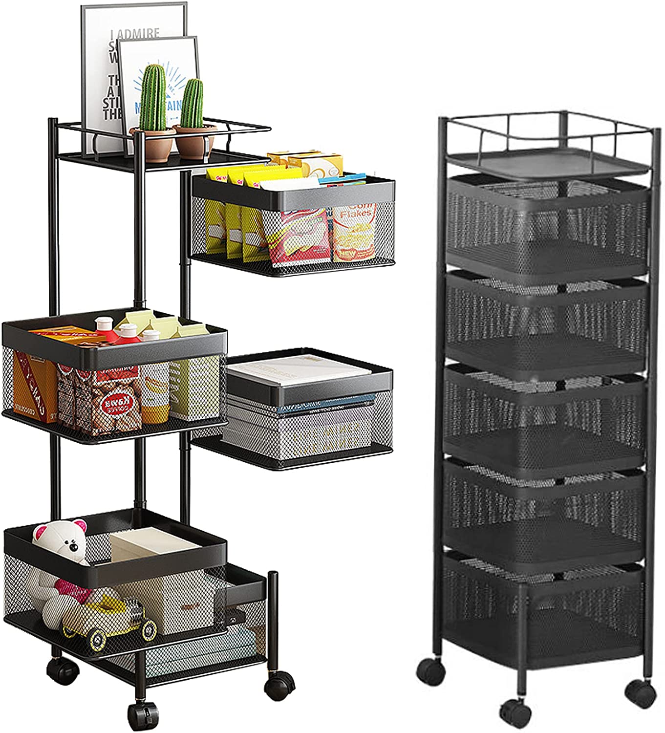 XX10022  Rotating Multi-Layer Kitchen Storage Shelf