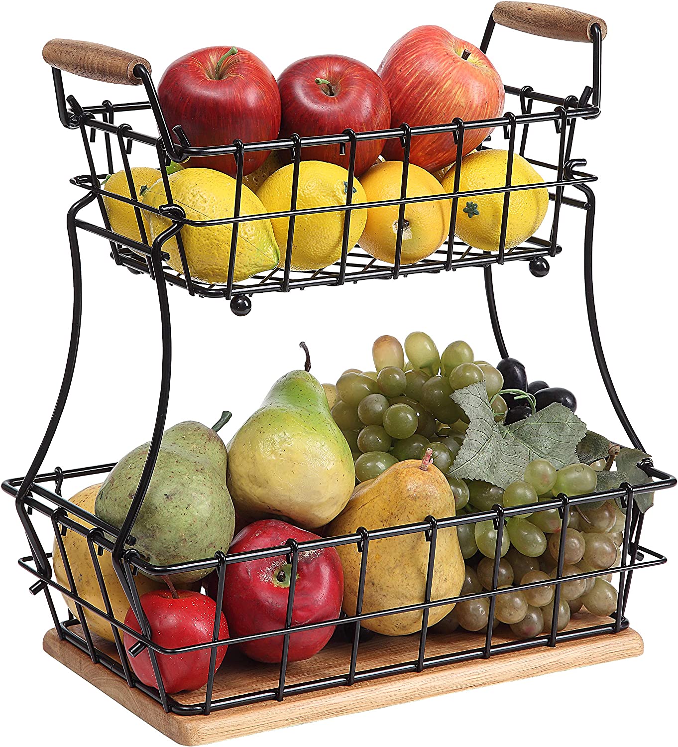 XX10024  2-Tier Rectangle Countertop Fruit