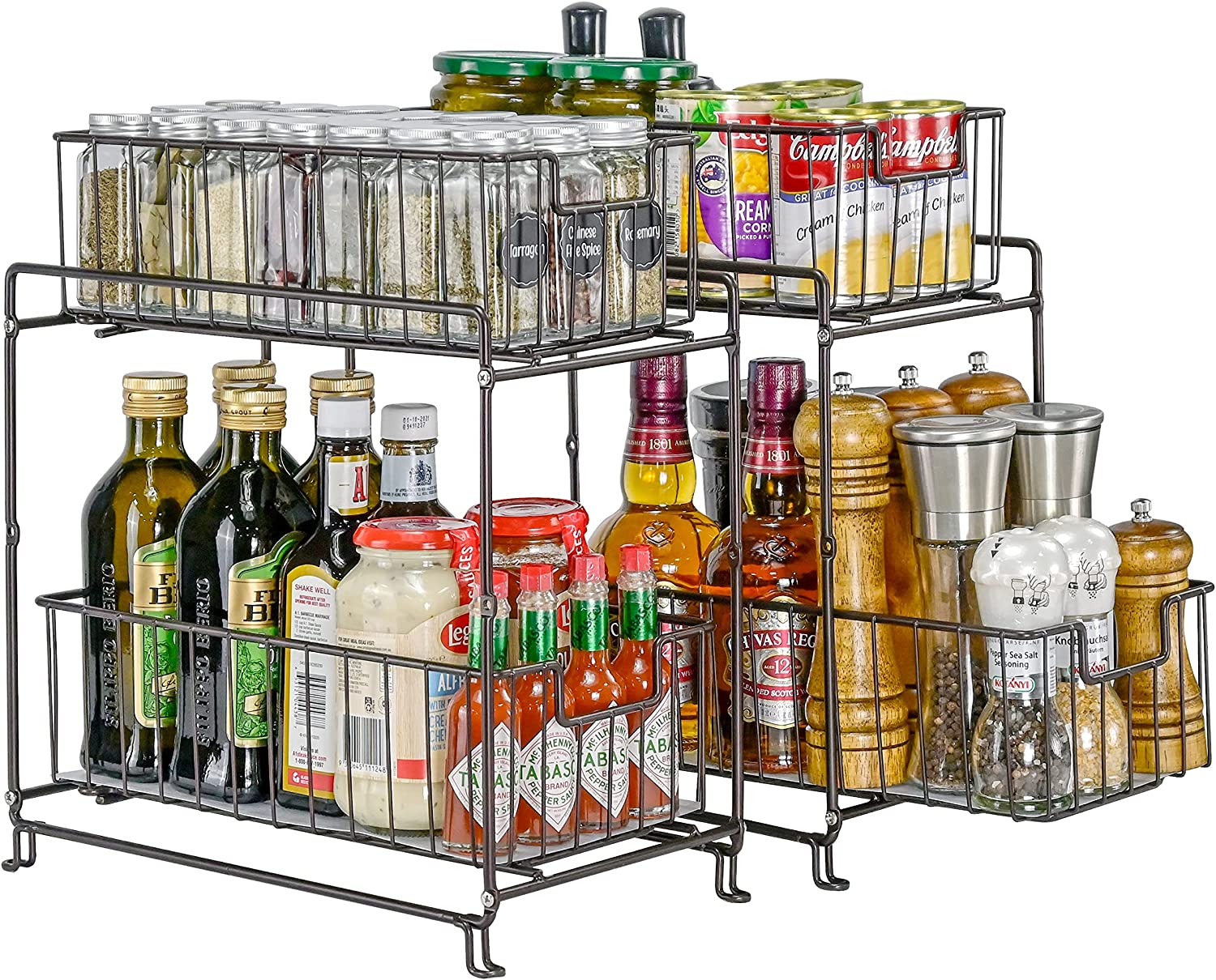 XX10026 Stackable 2-Tier Under Sink Cabinet Organizer
