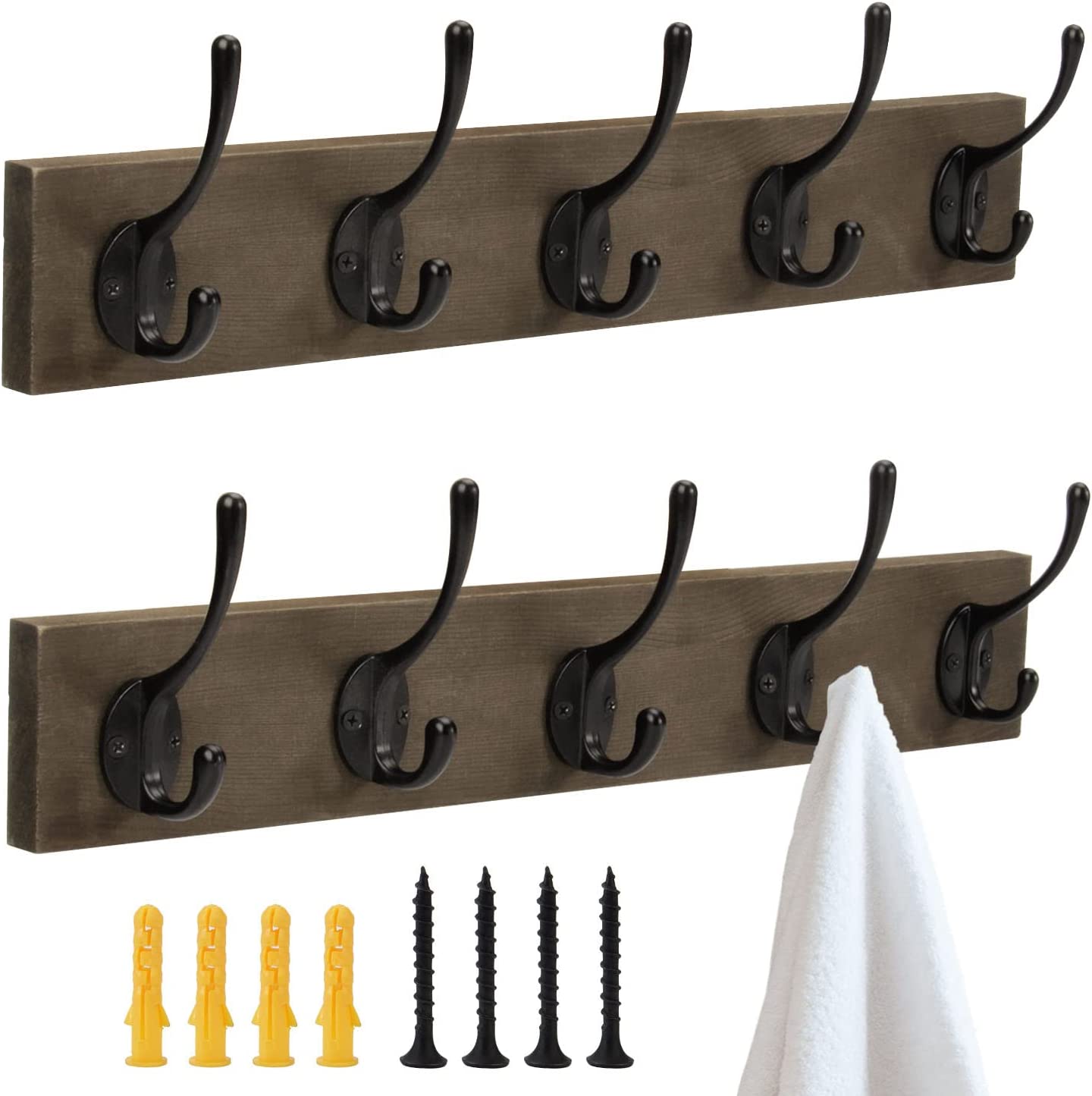 XX60009  Wooden Board Coat Rack