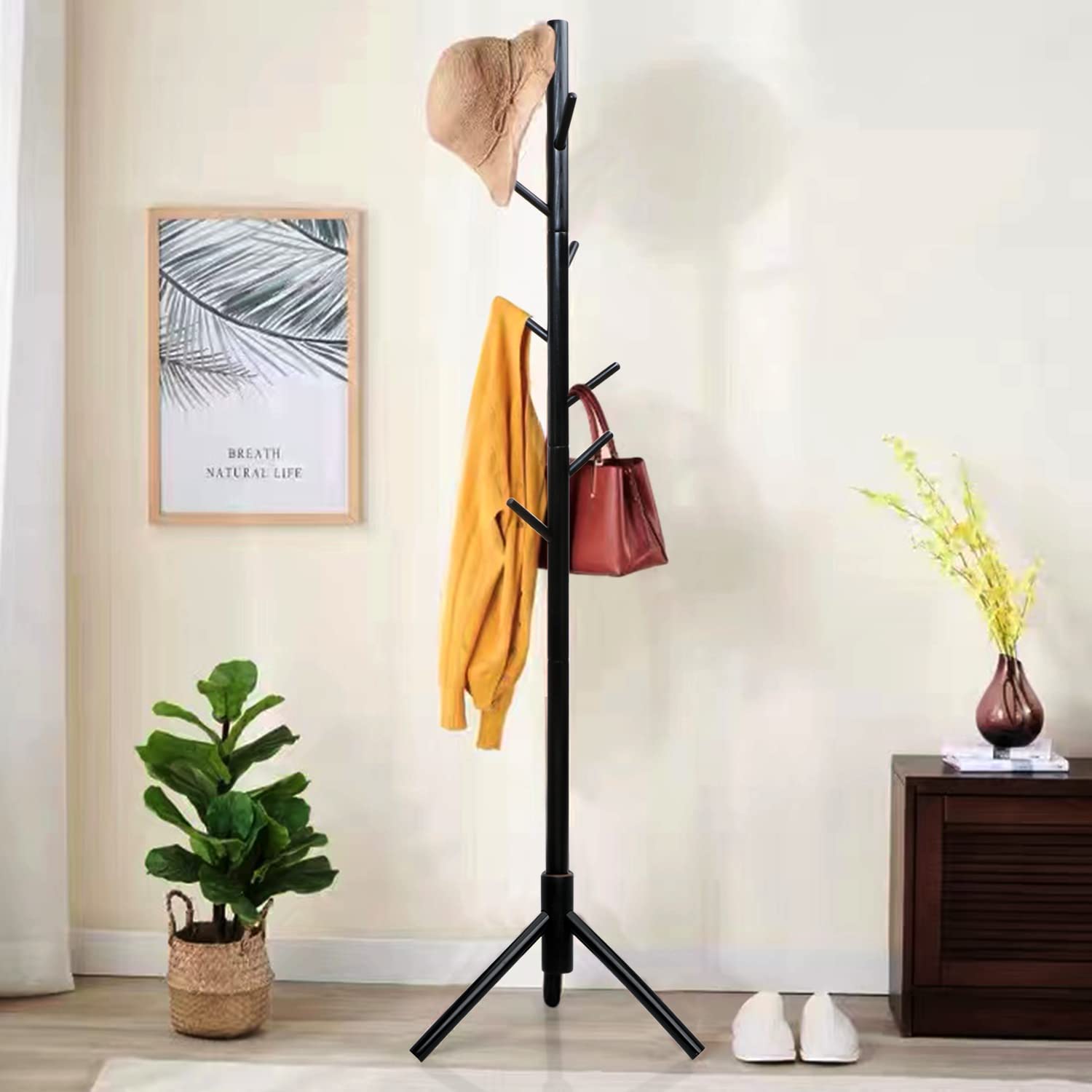 XX60014 Wooden Coat Rack Standing