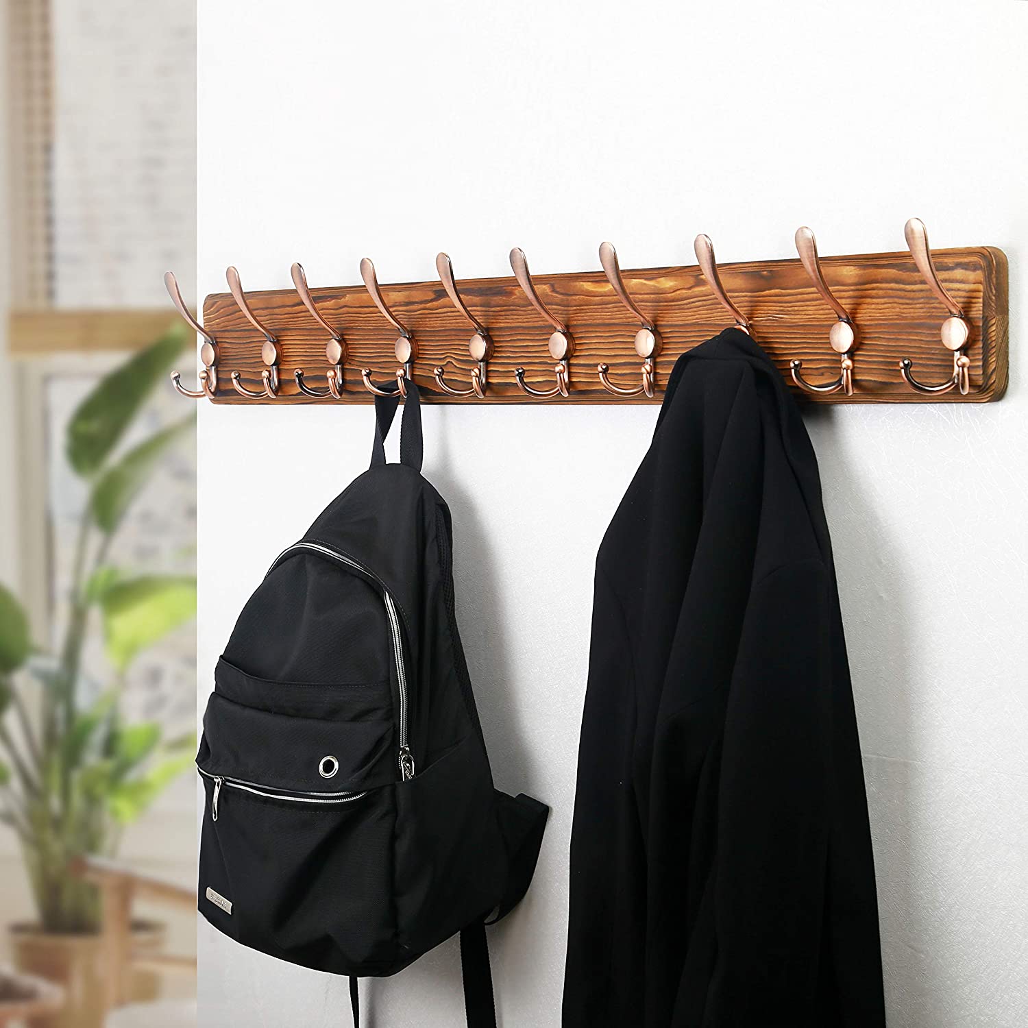 XX60030 Rustic Large Wall Mounted Coat Rack